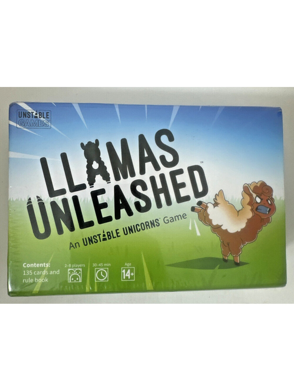 Llamas Unleashed Card Game by Unstable Games Creators of Unstable Unicorns New